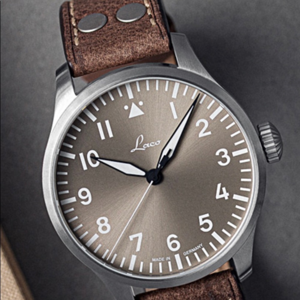 Laco Watch Augsburg Taupe Limited EdItion Rare